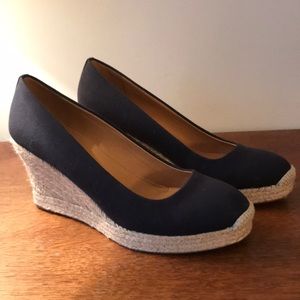 Navy espadrilles